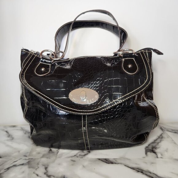 NINE WEST WOMENS OVER THE SHOULDER PURSE - Picture 1 of 16
